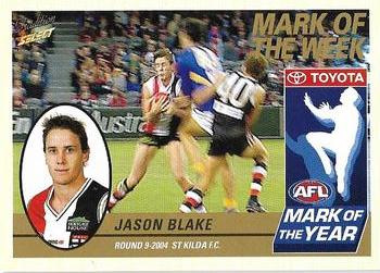 2005 Select Tradition AFL - Mark of the Week #MW9 Jason Blake Front
